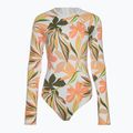 Купальник суцільний жіночий ROXY Print Mix Solid bright white subtly salty flat