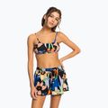 Шорти для плавання жіночі ROXY Salty Tan anthracite flower jammin 4