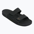 Шльопанці чоловічі Quiksilver Rivi Leather Double Adjust black 1