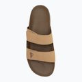 Шльопанці чоловічі Quiksilver Rivi Leather Double Adjust tan 1 5