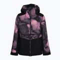 Дитяча сноубордична куртка ROXY Silverwinter Girl true black pansy pansy 3