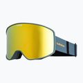 Окуляри для сноубордингу Quiksilver Storm S3 лавровий вінок / золоті окуляри для сноубордингу