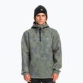 Quiksilver Shredder Hoodie краватка барвник справжній чорний світшот для сноуборду