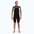 Чоловічий гідрокостюм Quiksilver 2/2 мм Everyday Sessions BZ чорний/попелястий