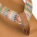Жіночі шльопанці ROXY Porto Raffia II мульти/оливкові 8
