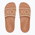 Шльопанці жіночі ROXY Slippy Knit wheat/turkish coffee 2