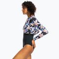 Жіночий злитий купальник ROXY Active антрацитовий поцілунок 5