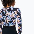 Жіночий злитий купальник ROXY Active антрацитовий поцілунок 7