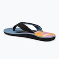 Чоловічі шльопанці Quiksilver Molokai Layback II сині / блакитні / помаранчеві 3