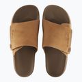 Замшеві чоловічі шльопанці Quiksilver Rivi tan 1 3