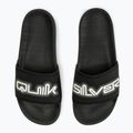 Чоловічі шльопанці Quiksilver Rivi Wordmark Slide II чорний 1 8