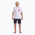 Дитяча футболка для плавання Quiksilver Everyday Surf Tee біло-чорна 2