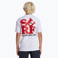 Дитяча футболка для плавання Quiksilver Everyday Surf Tee біло-чорна 3