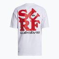 Дитяча футболка для плавання Quiksilver Everyday Surf Tee біло-чорна 7