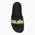 Шльопанці чоловічі Quiksilver Rivi Wordmark Slide II black rasta 5