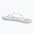 В'єтнамки жіночі ROXY Sandy III white/rainbow monogram 3