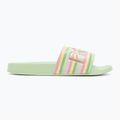 Шльопанці жіночі ROXY Slippy II green stripe 2