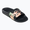 Шльопанці жіночі ROXY Slippy II black/green print