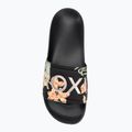 Шльопанці жіночі ROXY Slippy II black/green print 5