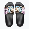 Шльопанці жіночі ROXY Slippy II black multi camo 2
