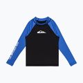 Лонгслів для плавання дитячий Quiksilver Everyday UPF50 black/nebulas blue