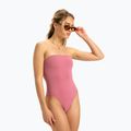 Купальник суцільний жіночий ROXY Solid Beach Classics Bandeau heather rose 2