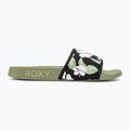 Шльопанці жіночі ROXY Slippy IV oil green 2