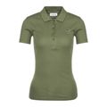 Футболка поло жіноча Lacoste DF5377 khaki 4