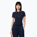 Футболка поло жіноча Lacoste Polo DF9599 navy blue/rill/grenadine