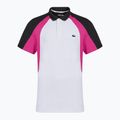 Чоловіча тенісна сорочка-поло Lacoste DH8963 біла/мальва чорна