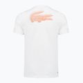 Футболка тенісна чоловіча Lacoste TH0003 white/blossom 2