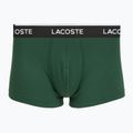 Боксерки чоловічі Lacoste 5H1300 3 pack black/green 2