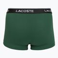 Боксерки чоловічі Lacoste 5H1300 3 pack black/green 4