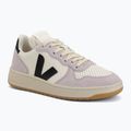 Взуття жіноче VEJA V-10 Prime Leather pure/black/parme