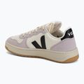 Взуття жіноче VEJA V-10 Prime Leather pure/black/parme 3