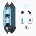 Байдарка надувна 2-місна AQUADESIGN Koloa 360 см blue/black