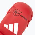 adidas WKF захисні рукавички червоні 4