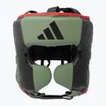 Боксерський шолом adidas Combat 50 HG чорний/оливковий