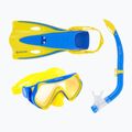 Набір для снорклінгу дитячий Aqualung Hero Set yellow/blue 14