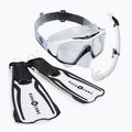 Набір для снорклінгу Aqualung Vita Set white/black