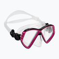 Маска для снорклінгу дитяча Aqualung Cub transparent/pink
