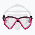 Маска для снорклінгу дитяча Aqualung Cub transparent/pink 2