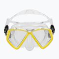 Маска для снорклінгу дитяча Aqualung Cub transparent/yellow 2