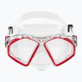 Маска для снорклінгу Aqualung Hawkeye transparent/red 2
