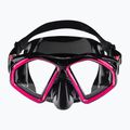 Маска для снорклінгу Aqualung Hawkeye black/pink 2