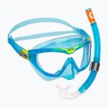 Набір для снорклінгу дитячий Aqualung Combo Mix.A light blue/bright green