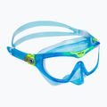 Маска для снорклінгу дитяча Aqualung Mix light blue/bright green