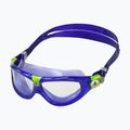 Дитяча маска для плавання Aquasphere Seal Kid 2 червона/фіолетова/лаймова 3