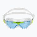 Маска для плавання дитяча Aquasphere Vista transparent/bright green/blue MS5630031LB 2