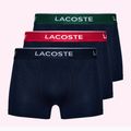 Труси Lacoste 5H3401 3 пари navy blue/green/red/navy